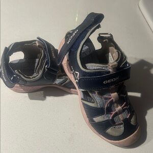 Geox Kids' Sneakers in Navy and Pink